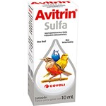 Ficha técnica e caractérísticas do produto Avitrin Sulfa Antibiótico P/ Pássaros e Aves Ornamentais 10ml - Avitrin