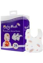 Ficha técnica e caractérísticas do produto Babadores Descartáveis com 24 Baby Bath Brasbaby Branco