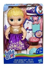 Ficha técnica e caractérísticas do produto Baby Alive Festa Surpresa Loira E0596 - Hasbro