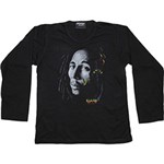 Ficha técnica e caractérísticas do produto Baby Look Manga Longa Bob Marley