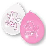 Ficha técnica e caractérísticas do produto Baby Shower Rosa Balão com 25 - Festcolor