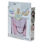 Ficha técnica e caractérísticas do produto Baby Sling com Argola Rosa - Bebê Passeio