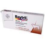 Ficha técnica e caractérísticas do produto Bactericida Bayer Baytril Flavour 150mg 10 Comprimidos