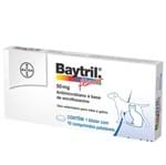 Ficha técnica e caractérísticas do produto Bactericida Bayer Baytril Flavour 50 Mg - 10 Comprimidos