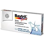 Ficha técnica e caractérísticas do produto Bactericida Bayer Baytril Flavour 50mg com 10 Comprimidos