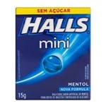 Ficha técnica e caractérísticas do produto Bala Halls Mini Mentol Sem Açúcar com 15g