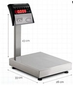 Ficha técnica e caractérísticas do produto Balança de Bancada 50kg/ 10g Ramuza DP50