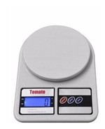 Ficha técnica e caractérísticas do produto Balança Digital de Cozinha - 24 Cm X 17 Cm - 10 Kg - Tomate