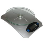 Ficha técnica e caractérísticas do produto Balança Digital SF410 Pesa de 1gr Até 5kg com Tampo de Vidro