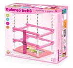 Ficha técnica e caractérísticas do produto Balanço Bebê Rosa em Madeira - Junges