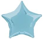 Ficha técnica e caractérísticas do produto Balão de Estrela Azul Claro Metalizado 18''
