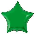 Ficha técnica e caractérísticas do produto Balão de Estrela Verde Metalizado 18''