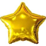 Ficha técnica e caractérísticas do produto Balão Metalizado Estrela Ouro 45cm