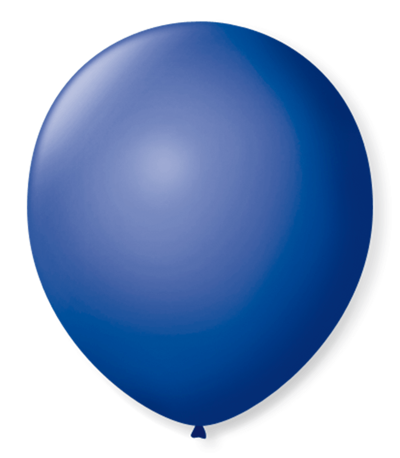 Ficha técnica e caractérísticas do produto Balão N°9 Liso Azul Cobalto - 50 Unidades