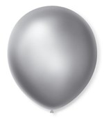 Ficha técnica e caractérísticas do produto Balão São Roque Cintilante N11 C/50un Prata