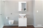 Ficha técnica e caractérísticas do produto Balcão para Banheiro 2 Portas Branco Bp Politorno 660 X 599 X 385