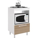 Ficha técnica e caractérísticas do produto Balcão para Cooktop 1 Porta Nogal - Art In Móveis