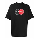 Ficha técnica e caractérísticas do produto Balenciaga Camiseta Oversized com Logo - Preto