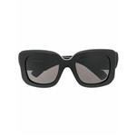 Ficha técnica e caractérísticas do produto Balenciaga Eyewear Óculos de Sol Oversized Quadrado - Preto