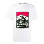 Ficha técnica e caractérísticas do produto Bally Camiseta com Estampa de Logo - Branco
