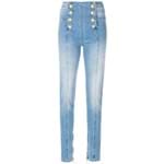 Ficha técnica e caractérísticas do produto Balmain Calça Jeans Skinny com Aplicação - Azul
