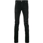 Ficha técnica e caractérísticas do produto Balmain Calça Jeans Skinny Destroyed - Preto