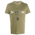 Ficha técnica e caractérísticas do produto Balmain Camiseta com Estampa de Logo - Verde