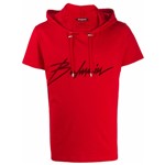 Ficha técnica e caractérísticas do produto Balmain Camiseta com Logo e Capuz - Vermelho