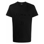 Ficha técnica e caractérísticas do produto Balmain Camiseta Decote Careca com Logo - Preto