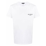 Ficha técnica e caractérísticas do produto Balmain Camiseta Mangas Curtas com Logo - Branco