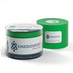 Ficha técnica e caractérísticas do produto Bandagem Elástica Adesiva KinesioSport Elastic Tape Verde - KinesioSport