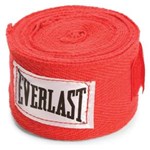 Ficha técnica e caractérísticas do produto Bandagem Elástica Everlast 2,74 Metros - Vermelha