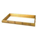 Ficha técnica e caractérísticas do produto Bandeja De Bambu Com Espelho 46x26x4cm Woodart 16111