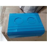 Ficha técnica e caractérísticas do produto Bandeja para Braço de Sofá com Porta Copo Laqueada - Azul