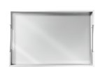 Ficha técnica e caractérísticas do produto Bandeja Retangular Branca com Espelho - Cor Branco