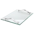 Ficha técnica e caractérísticas do produto Bandeja Retangular Forma Slim Vidro Transparente 40cm - 2720