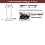 Ficha técnica e caractérísticas do produto Banheira de Hidromassagem Hierro Individual 1,20x0,80x0,40 Acrilico-Padrão