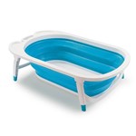 Ficha técnica e caractérísticas do produto Banheira Dobravel Flexi Bath Azul BB172 Multikids Baby