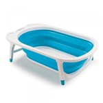 Ficha técnica e caractérísticas do produto Banheira Dobrável Flexi Bath Azul - Multikids Baby - Multikids Baby
