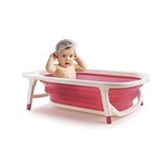 Ficha técnica e caractérísticas do produto Banheira Dobrável Flexi Bath Rosa Multikids Baby - BB160
