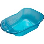Ficha técnica e caractérísticas do produto Banheira para Bebê Azul Glitter 34L - Styll Baby
