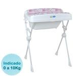 Ficha técnica e caractérísticas do produto Banheira para Bebê Burigotto Millenia - Peixinhos Rosa