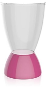 Ficha técnica e caractérísticas do produto Banqueta Argo Assento Cristal Base Color Rosa - Im In