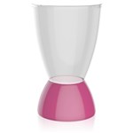 Ficha técnica e caractérísticas do produto Banqueta Argo Assento Cristal Base Color Rosa