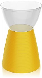 Ficha técnica e caractérísticas do produto Banqueta Sili Assento Cristal Base Color Amarela - Im In