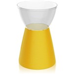 Ficha técnica e caractérísticas do produto Banqueta Sili Assento Cristal Base Color Amarela