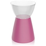Ficha técnica e caractérísticas do produto Banqueta Sili Assento Cristal Base Color Rosa