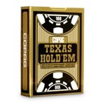 Ficha técnica e caractérísticas do produto Baralho 100% Plástico Texas Hold`Em Preto