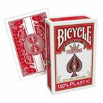 Ficha técnica e caractérísticas do produto Baralho Bicycle Prestige Rider 100% Plástico Cor Vermelho - Texas Holdem