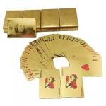 Ficha técnica e caractérísticas do produto Baralho Dourado Ouro 24k Folheado Poker Truco Cartas Jogos